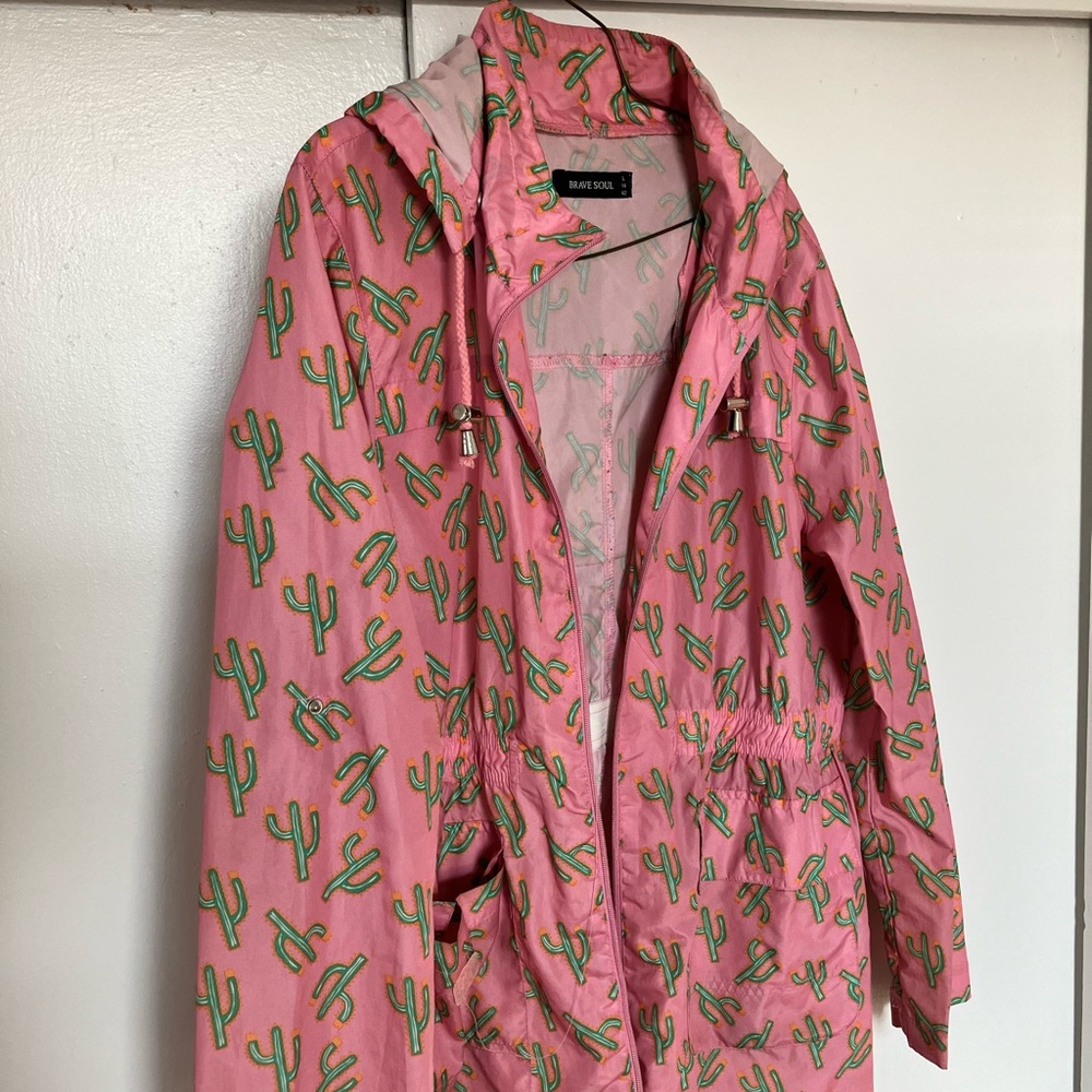 ASOS cactus rain jacket - Picture 4 of 4